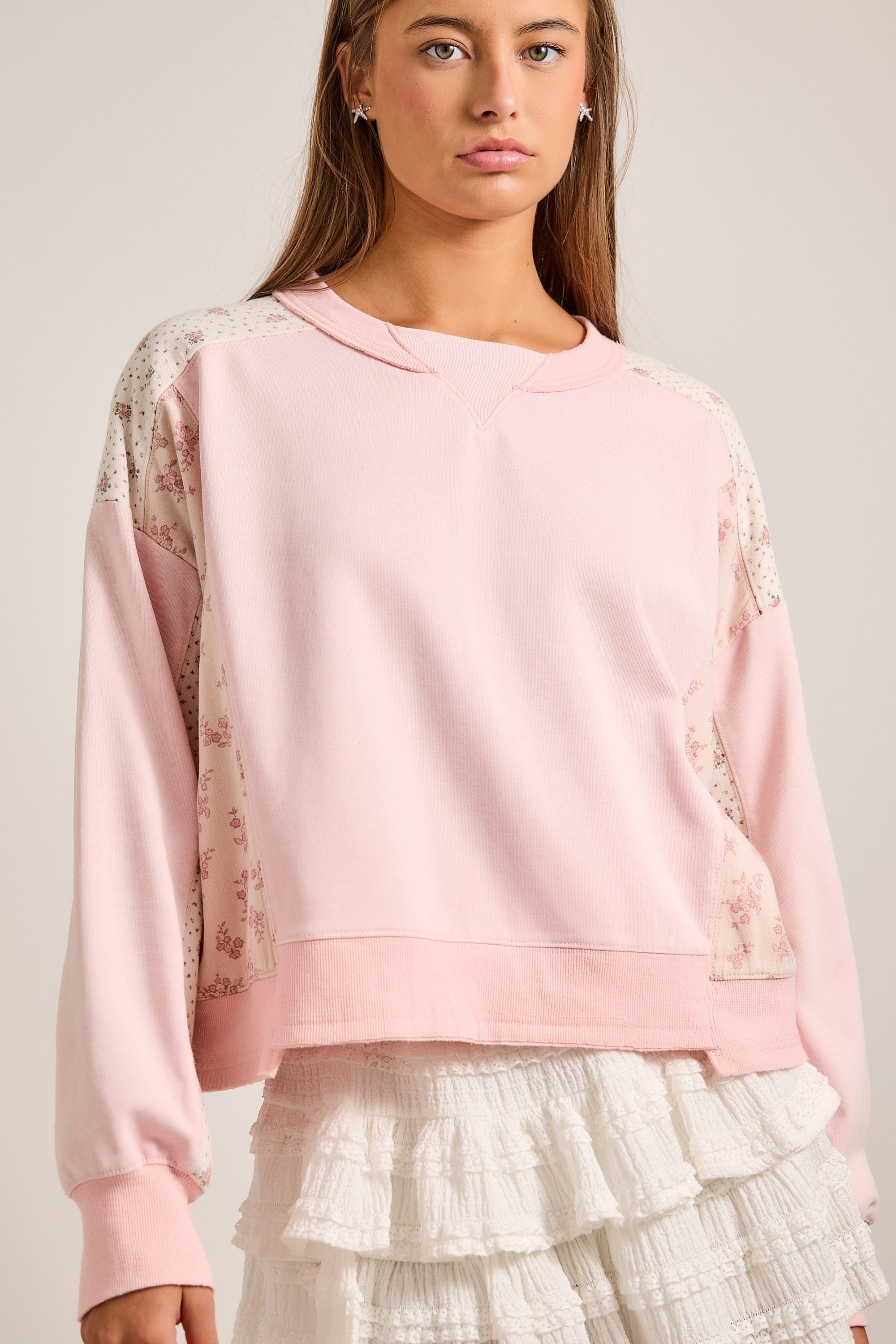 Blush Bloom Crewneck