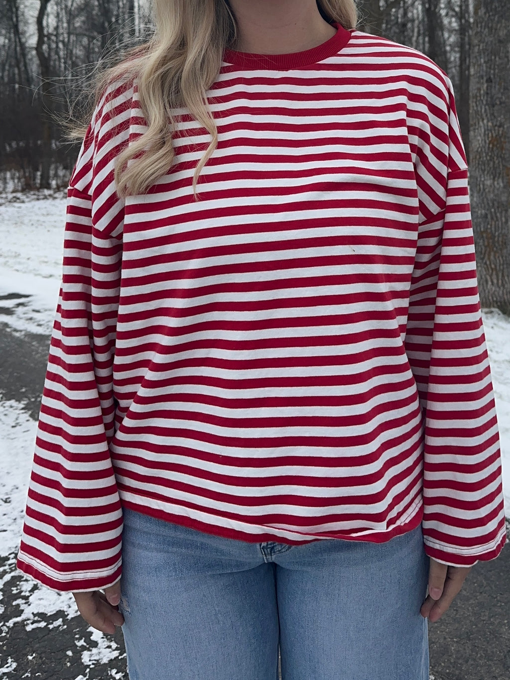 Candy Cane Striped Top